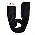 Designer Party Wear Striped Liner Stole With Colorful Fringe's - Black Designer Party Wear Striped Liner Stole With Colorful Fringe's - Black